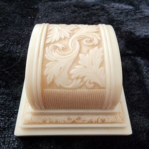 Elegant Cream and Tan Decorative Box